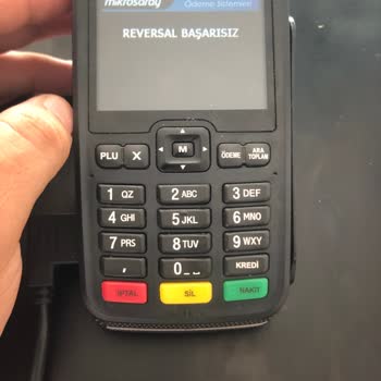 Mikrosaray Ödeme Sistemleri Cihazda Sürekli Bağlantı Ve Reversal Sorunu Yaşıyorum