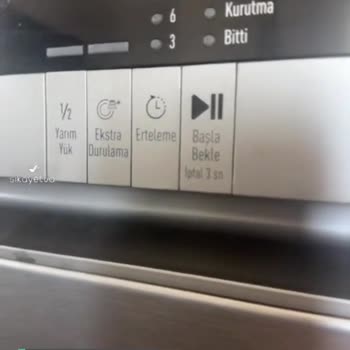 Arçelik Bulaşık Makinası Erteleme 9 Kapanmıyor