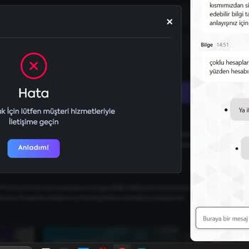 Hesabım 50.000 TL Bakiyem Varken Çekim Sonrası Gerekçesiz Kapatıldı