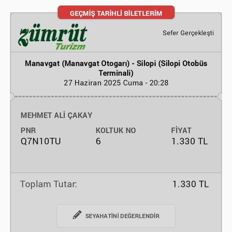 Gece Yolculuğunda Rahatsız Edici Deneyim Ve Yetersiz Hizmet