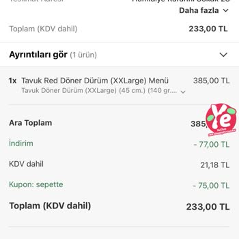 Siparişim Restorana Ulaşmadı, Destek Ekibi İlgisiz Kaldı