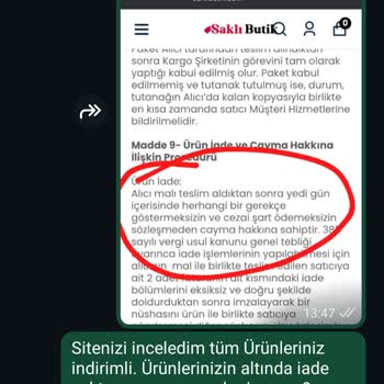 İade Ve Değişim Taleplerim Yanıtsız Kaldı, Müşteri Hizmetleri Yetersiz