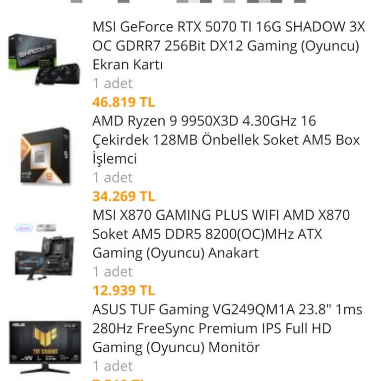 İstenmeyen RAM Değişikliği Ve Geciken Kargo Nedeniyle Mağduriyet