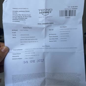 Sıfır Alınan Philips Ütü İlk Kullanımda Arızalı Çıktı, Değişim Veya İade Reddedildi