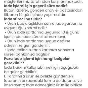 Saklı Butik Kusurlu Ürün ve İade Hakkının Engellenmesiyle Mağduriyet Yaşadım