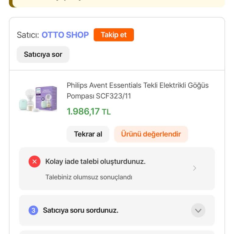 Bozuk Ürün İadesi Kabul Edilmiyor, Param Geri Verilmiyor