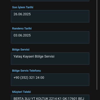 Aldığım Koltuk Takımında Sorunlar Ve Parça Değişimi Gecikmesi