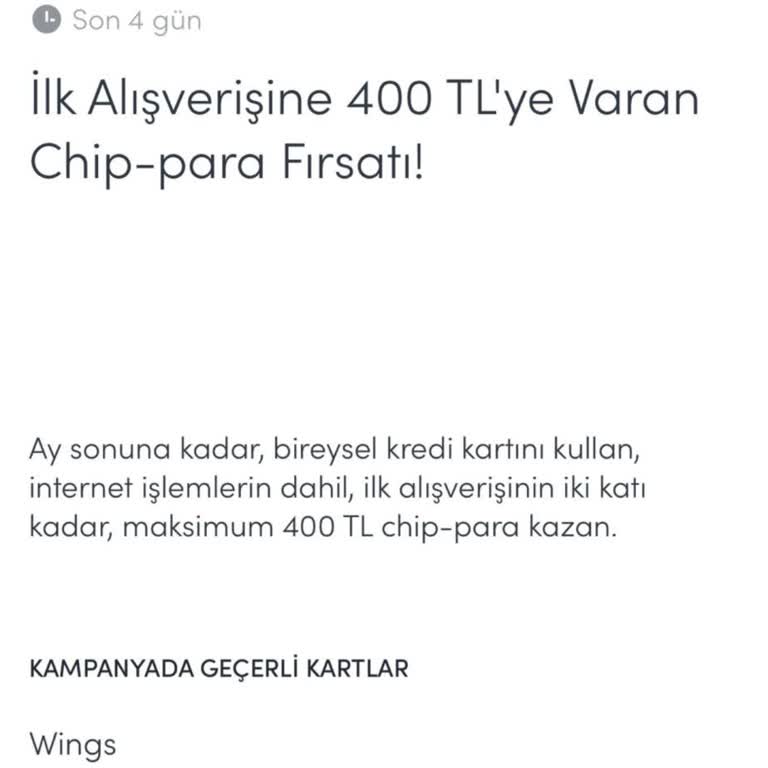 Katıldığım Kampanyalar Hesabımda Gözükmüyor, Chip Paralarım Yüklenmedi