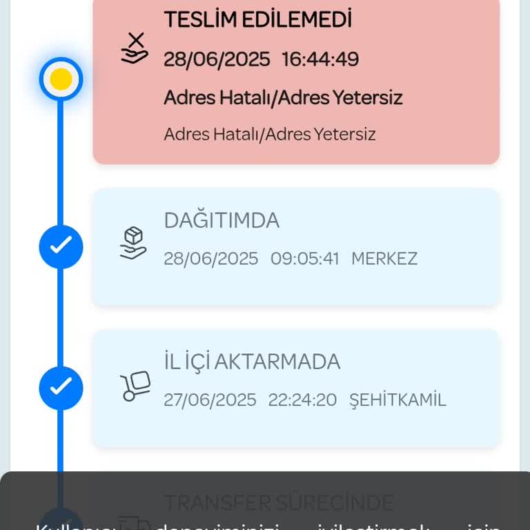 Aranmadan Teslim Edilmeyen Kargo Nedeniyle Yaşanan Mağduriyet