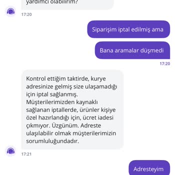 Adresimde Beklediğim Siparişim Teslim Edilmedi, Ücret İadesi Yapılmadı