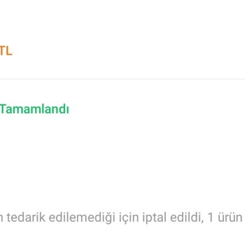 Eksik Gönderilen Parça Ve İade Sorunu Yaşadım