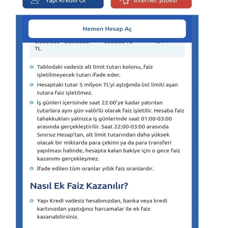 Yapı Kredi Bankası Vadeli Hesap Faiz Tahakkuku Eksik İşlendi Yatırımcı Yanıltıldı