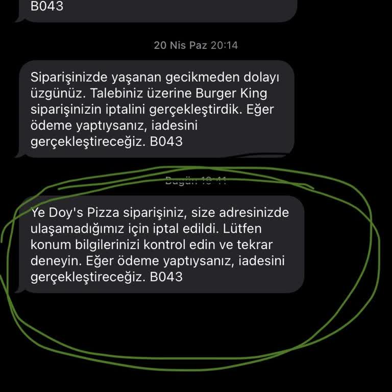 Sipariş Adresime Gelmedi, Canlı Destek De Kaldırılmış