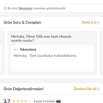 Arızalı SD Kart Ve Yetersiz Müşteri Hizmetleriyle Mağduriyet
