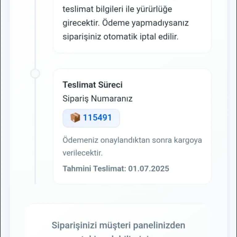 Sipariş Sonrası Ulaşılamayan Firma Ve Artan Endişem