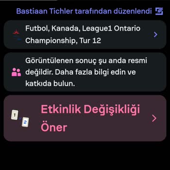 Kazandığım Bahis Yanlış Skorla Kaybettirildi