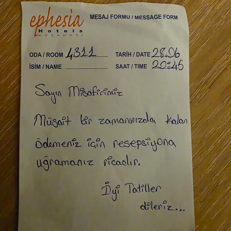Otelde Oda Değişikliği Ve Ek Ücret Baskısı Yaşadım
