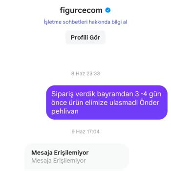 Sipariş Verilen Ürünün Teslim Edilmemesi Ve İletişim Sorunu