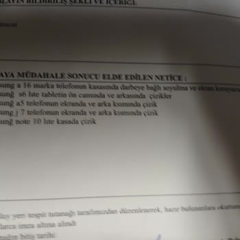Satın Alınan Ürünlerin Sahte Ve Hasarlı Çıkması, Servis Sürecinde Sorun Yaşanması