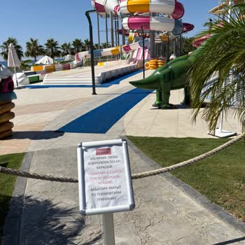 Mövenpick Resort Antalya Tekirova Aqua Parkın Kapalı Olması Tatilimizi Hayal Kırıklığına Dönüştürdü