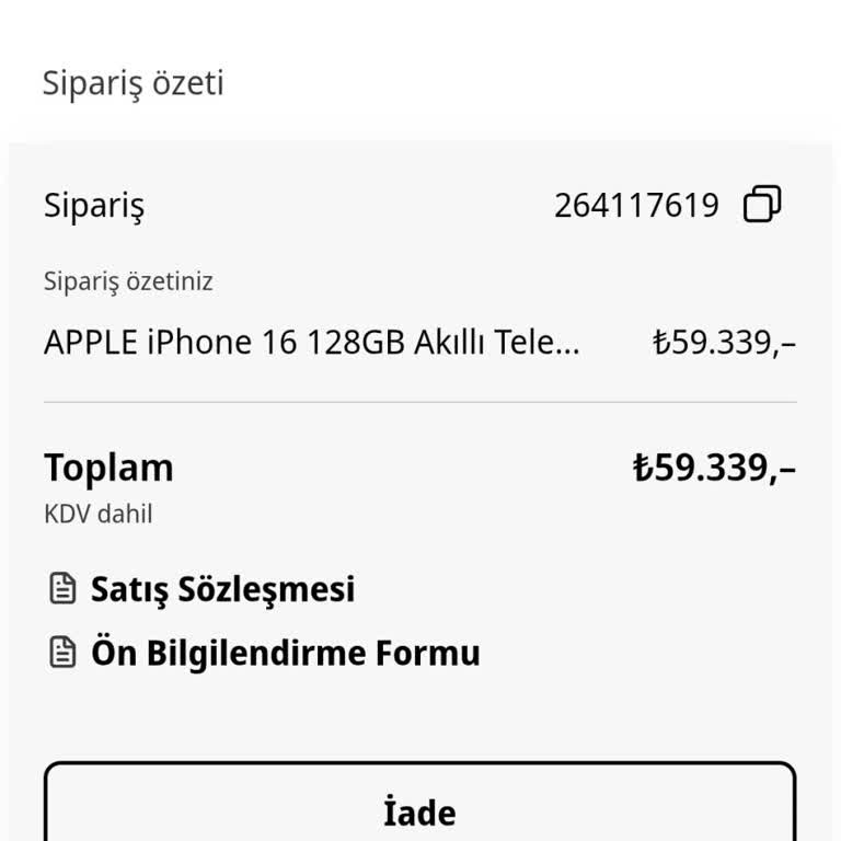 Satın Aldığım Ürünün Fiyatı Kısa Sürede Düştü, Farkın İadesini Talep Ediyorum