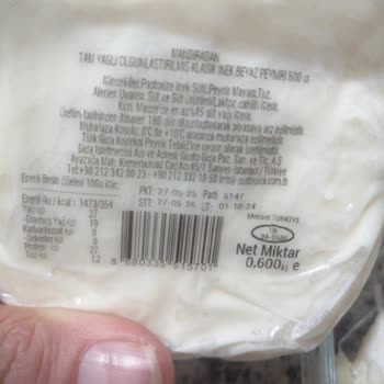 Bozuk Ve Kötü Kokulu Peynir İçin Yetersiz Destek