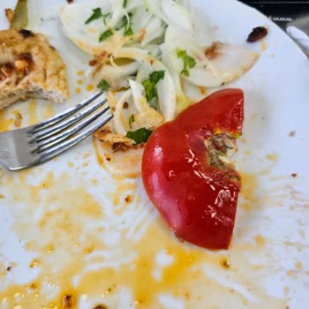 Yaprak Döner Ankara Şubesinde Sunulan Domateslerin Kalitesi Hayal Kırıklığı Yarattı