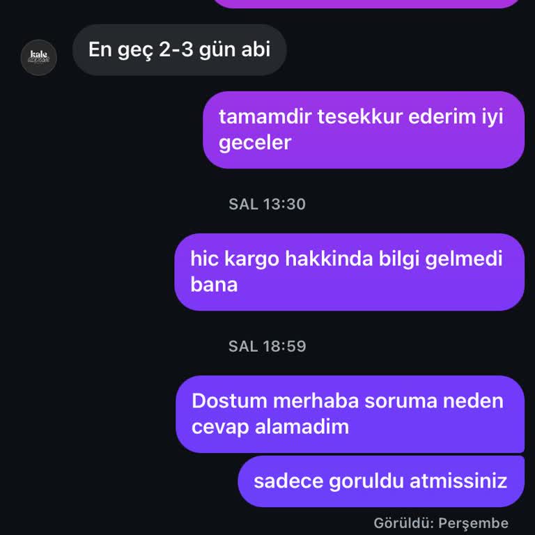 Siparişime Dair Bilgi Alamıyor, İletişim Kuramıyorum