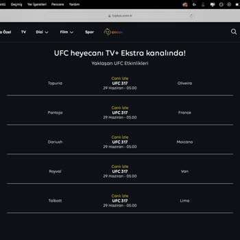 TV Plus UFC Yayını Yerine Farklı Kanal Gösterdi Paramı İade Edin