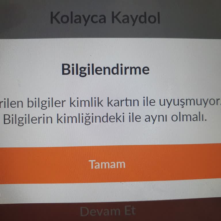Hayatpay Kayıt Olma Sorunu Ve Kimlik Bilgisi Hatası