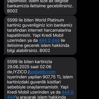 Bilgim Dışında Kartımdan Para Çekilmeye Çalışıldı