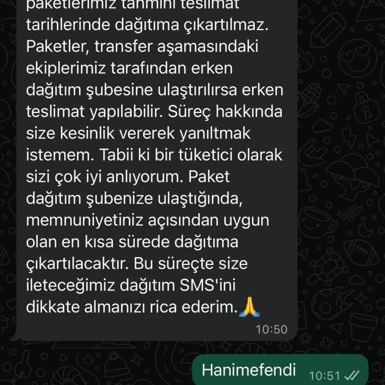 Hepsiburada Ve Hepsijet'ten Geciken Kargo Ve Yetersiz Destek