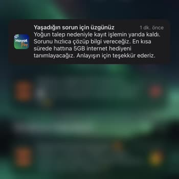 Kayıt Olma Sorunu Ve Destek Talebi