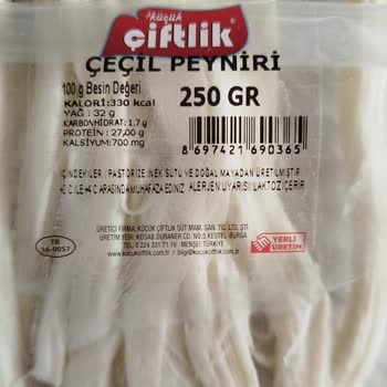 Küçük Çiftlik Çeçil Peynirde Naylon Tadı Vardır