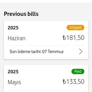 Vodafone Sosyal Destekli Tarifemde Yanlış Faturalandırma Ve Paket Tanımlama Sorunu