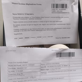 Kısa Sürede Yırtılan Sandalet İçin Değişim Talebi