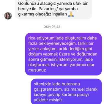 Siparişim Bir Ay Geçmesine Rağmen Gönderilmedi, İade Talebime De Cevap Alamadım