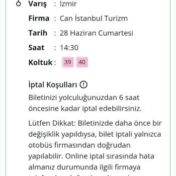 Otobüs Yolculuğunda Temizlik Ve Hizmet Sorunu