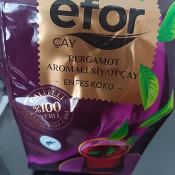 Efor Çay Bergamot Aromalı Çaydan Memnun Kalmadım