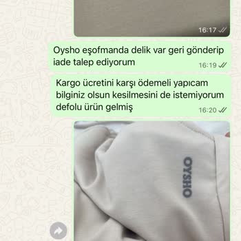 Yüksek Tutarlı Alışverişte Defolu Ürün Ve Kargo Ücreti Mağduriyeti