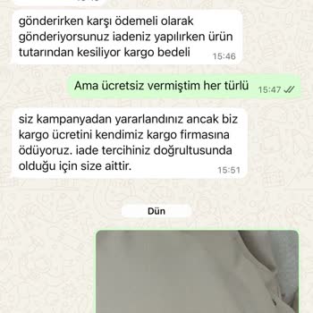 Yüksek Tutarlı Alışverişte Defolu Ürün Ve Kargo Ücreti Mağduriyeti