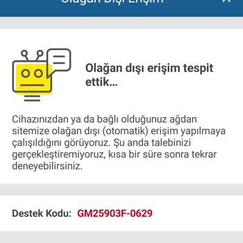Sahibinden Sitesinde Olağan Dışı Erişim Hatası İle Karşılaştım!