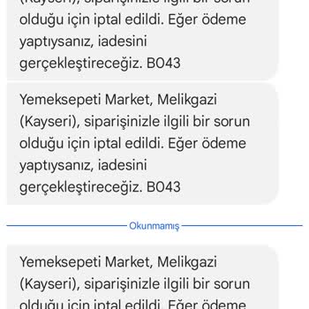 Yemeksepeti Telefon Numaram Başkasının Siparişlerinde İzinsiz Kullanılıyor