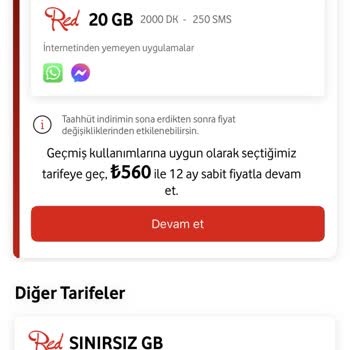 Vodafone'dan Yüksek Zam Ve Kısıtlanan Paket İçeriği Mağduriyeti