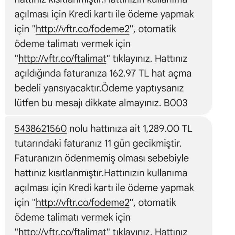 Yüksek Fatura Sorunu Ve Abonelik İptali Yapılmıyor