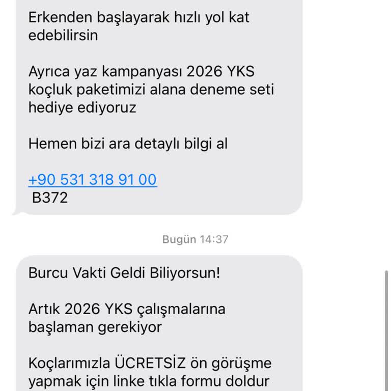 İzinsiz Gelen Uni Kazan SMS'leri Can Sıkıyor