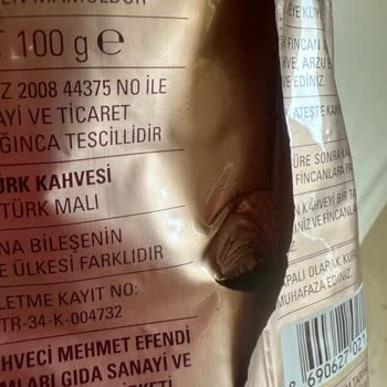 Aldığım Kahve Paketi Yırtık Çıktı, Yarısı Döküldü