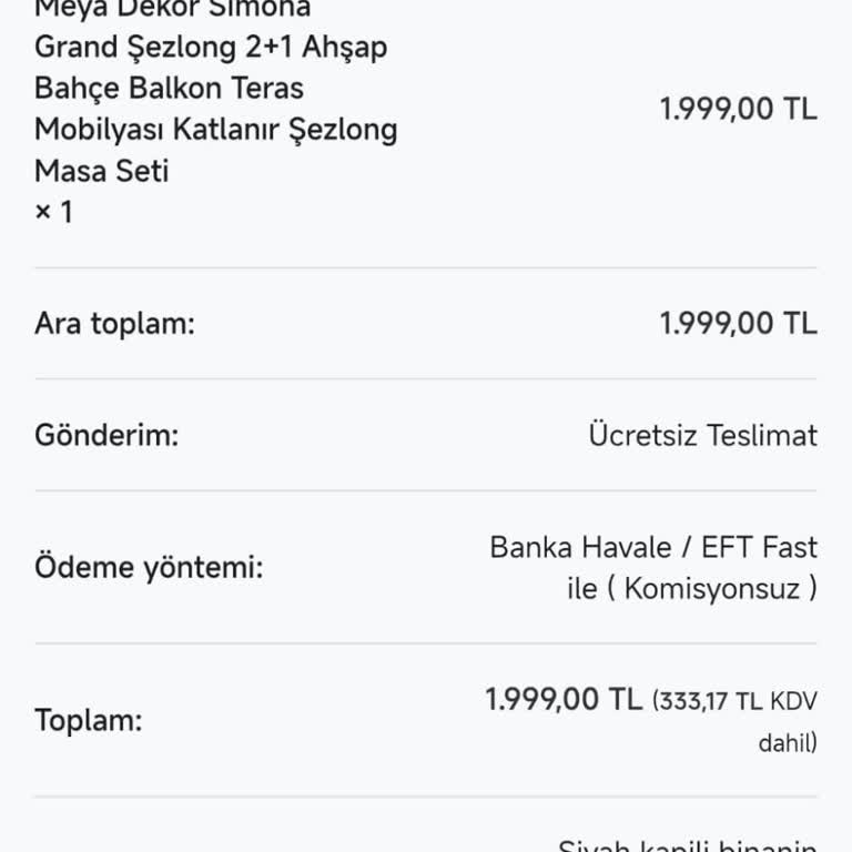 Evsehri.com’dan Sipariş Sonrası Ciddiyetsizlik Ve İletişimsizlik Mağduriyeti
