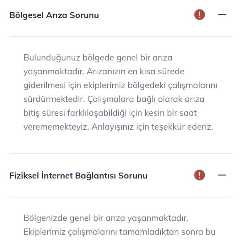Bölgesel Arıza Gerekçesiyle Uzayan İnternet Kesintisi Ve Yetersiz Müşteri Hizmeti