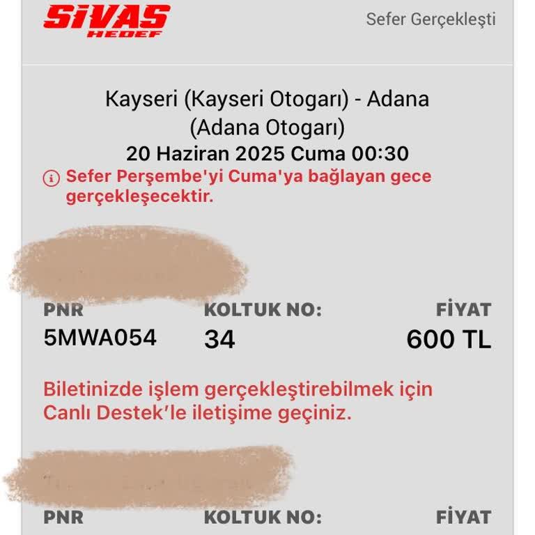 Cenaze Nedeniyle Kullanılamayan Biletin İadesi Yapılmıyor